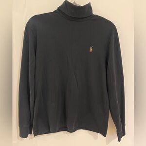 Ralph Lauren Black Turtleneck Crewneck Sweater